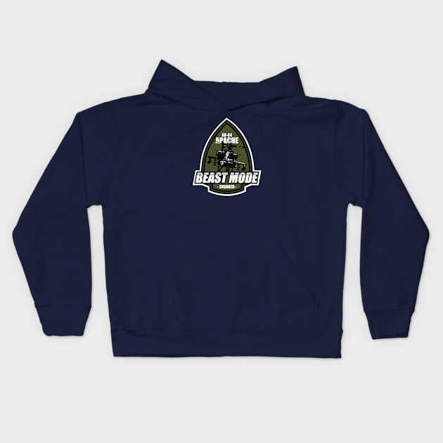 AH-64 Apache Kids Hoodie by TCP